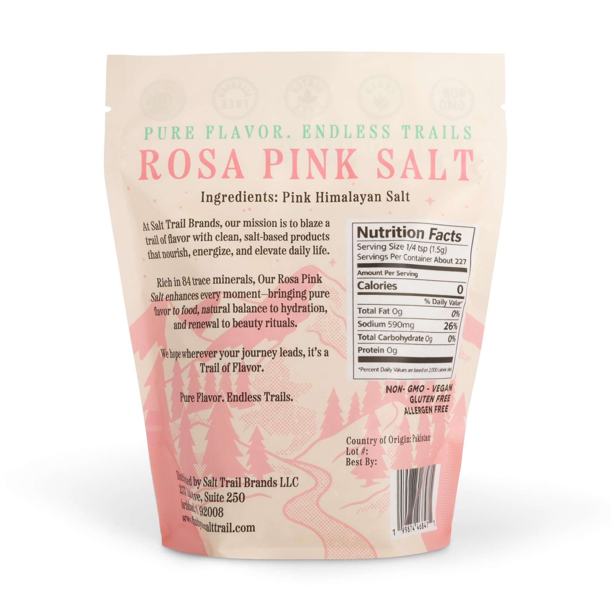 Rosa Pink Fine Himalayan Salt